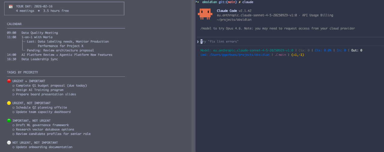 screenshot of my terminal